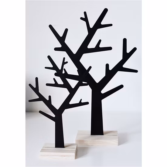 Romantic Tree Shape Jewelry Display Stand Earring Necklace Holder Jewelry Hanging Rack for Home Showcase