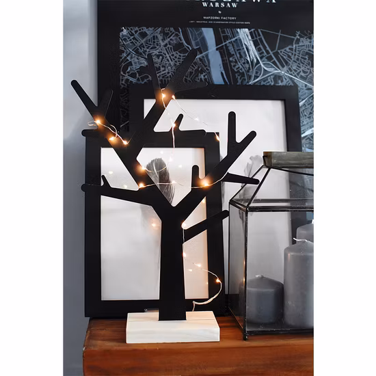 Romantic Tree Shape Jewelry Display Stand Earring Necklace Holder Jewelry Hanging Rack for Home Showcase