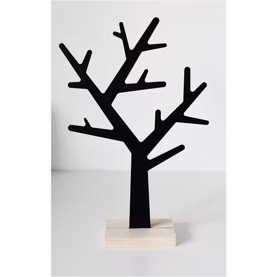 Romantic Tree Shape Jewelry Display Stand Earring Necklace Holder Jewelry Hanging Rack for Home Showcase